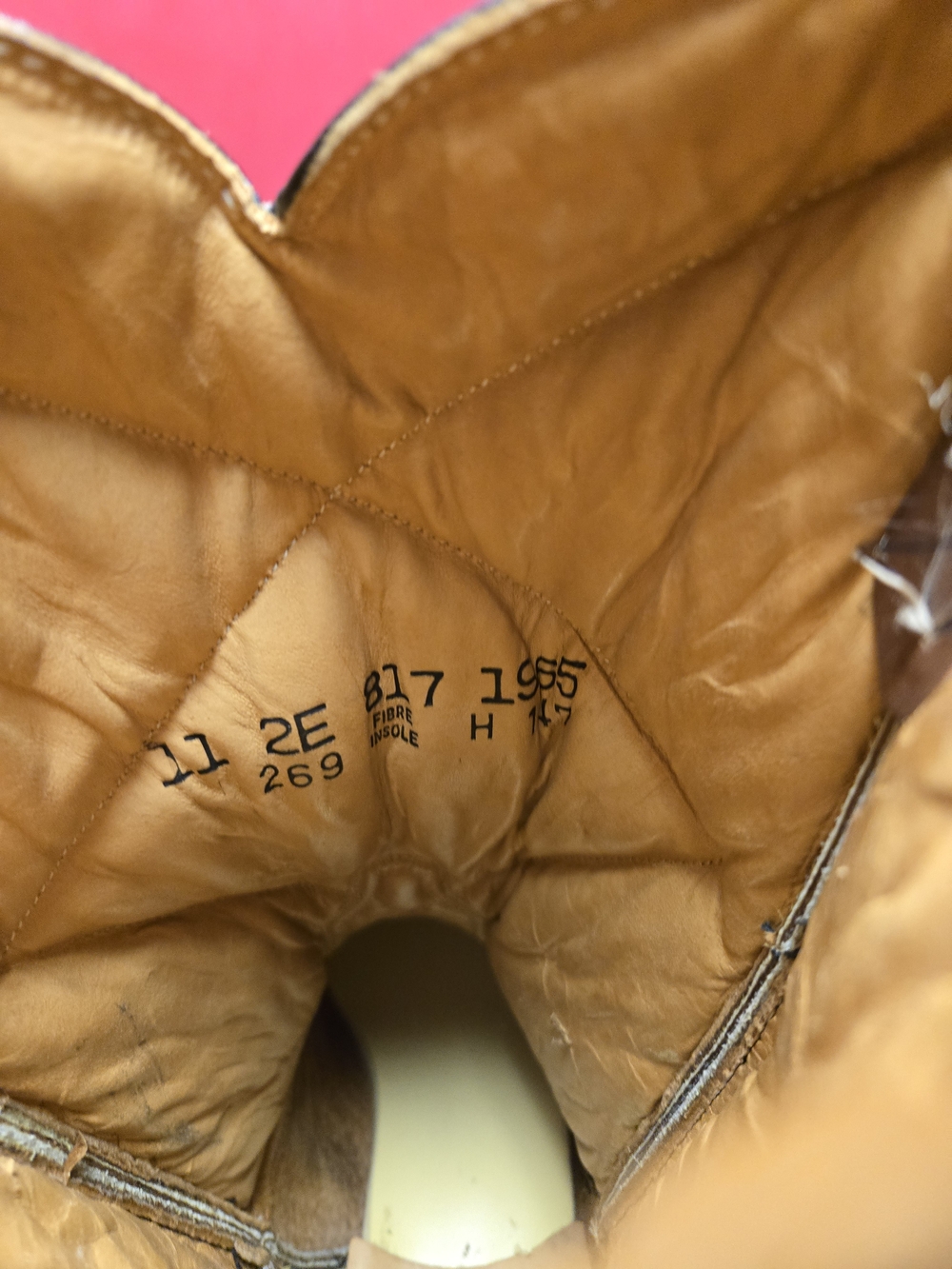 New With Tags Men's Wolverine Tan Brown Leather Western Pull-On Boots - Picture 7 of 8